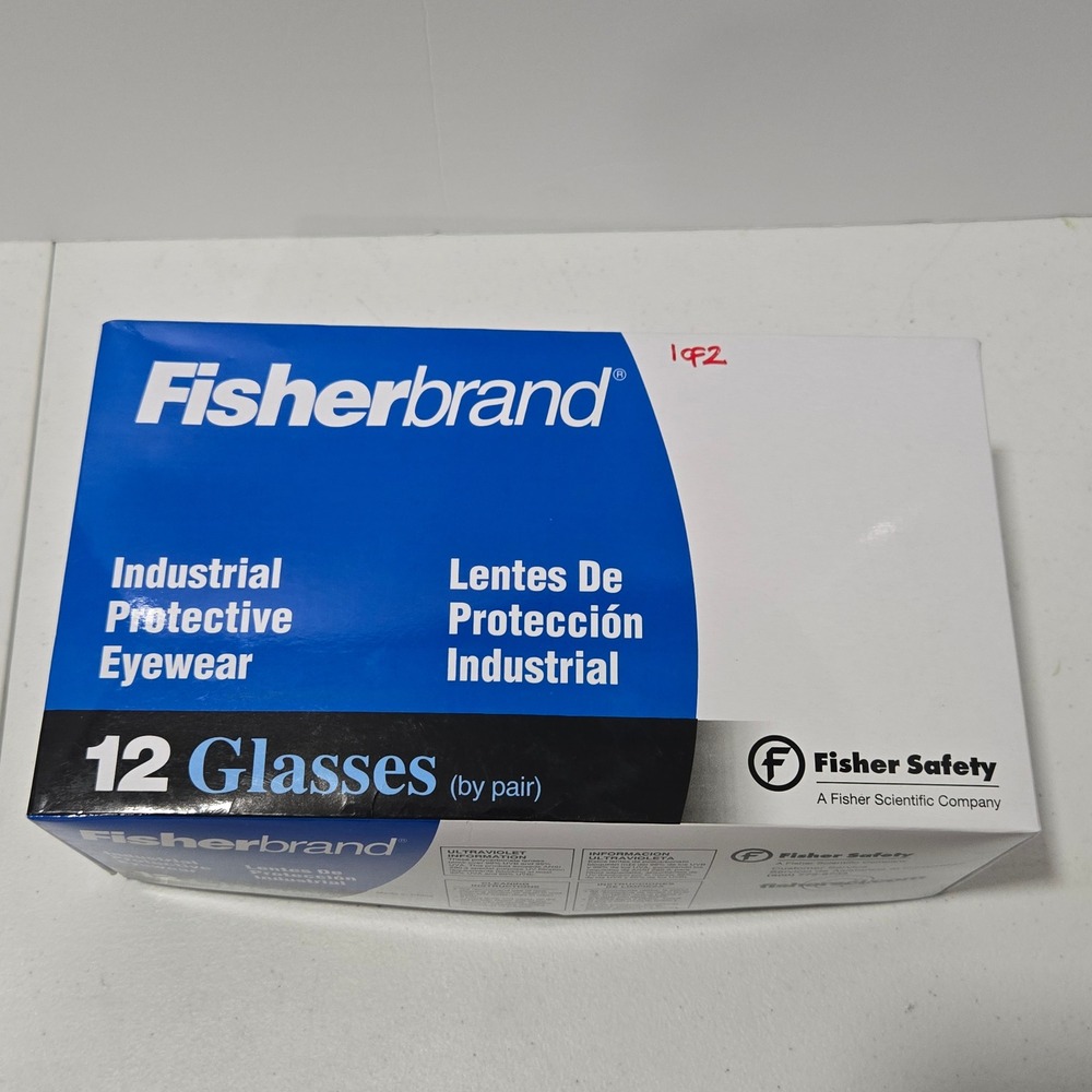 Fisherbrand Industrial Protective Eyewear 12 Pack Safety Glasses Black Frame